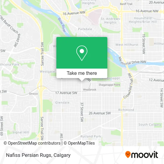 Nafiss Persian Rugs map