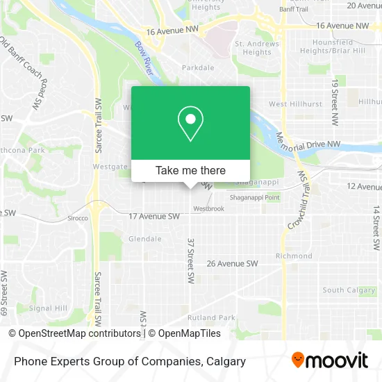 Phone Experts Group of Companies map