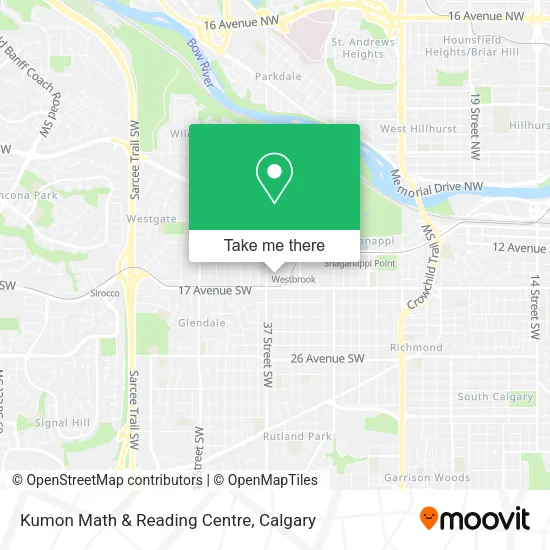 Kumon Math & Reading Centre map