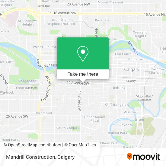 Mandrill Construction map