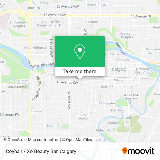 Coyhair / Xo Beauty Bar map