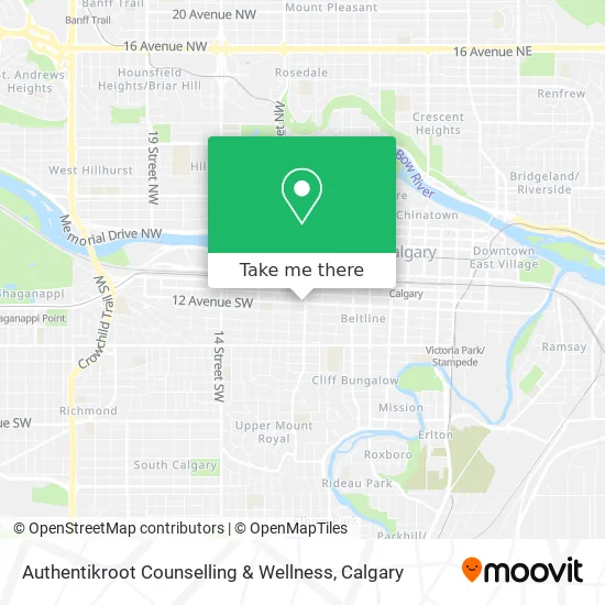 Authentikroot Counselling & Wellness map