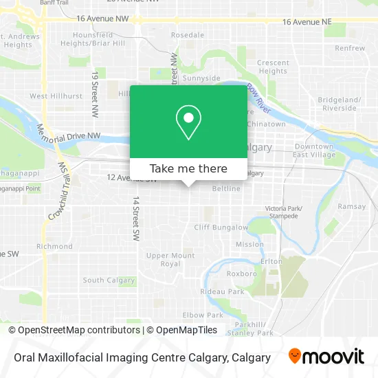 Oral Maxillofacial Imaging Centre Calgary map