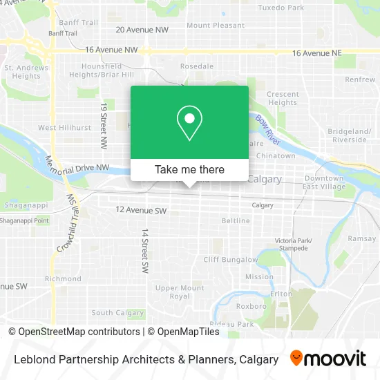 Leblond Partnership Architects & Planners map