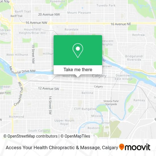 Access Your Health Chiropractic & Massage map