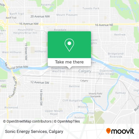 Sonic Energy Services map