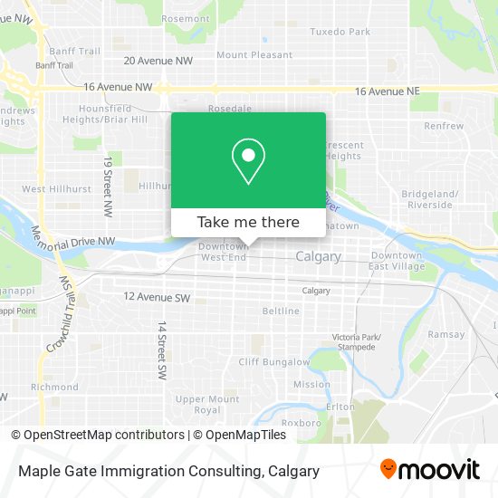 Maple Gate Immigration Consulting map