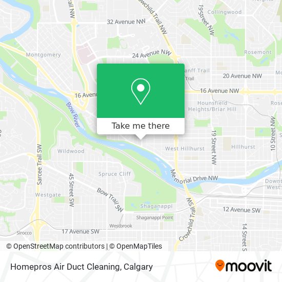 Homepros Air Duct Cleaning map