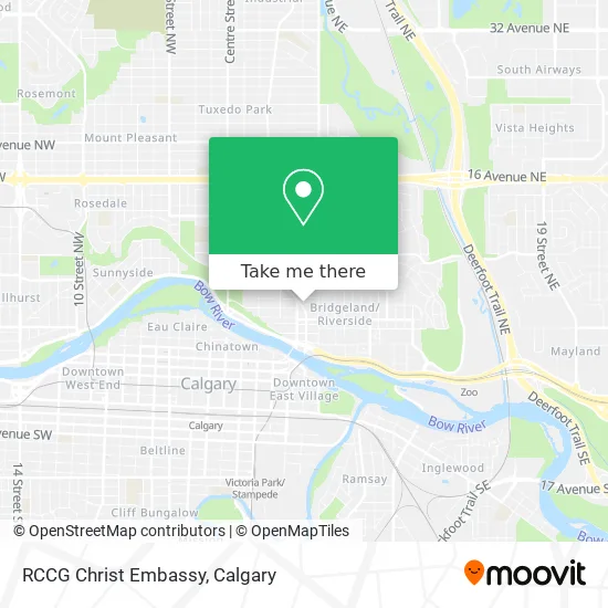 RCCG Christ Embassy map