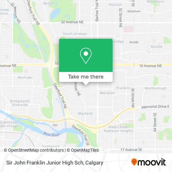 Sir John Franklin Junior High Sch plan