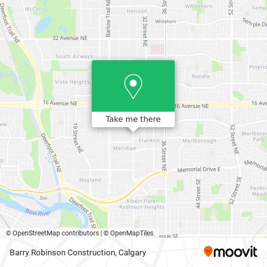 Barry Robinson Construction map