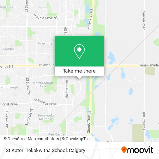 St Kateri Tekakwitha School map