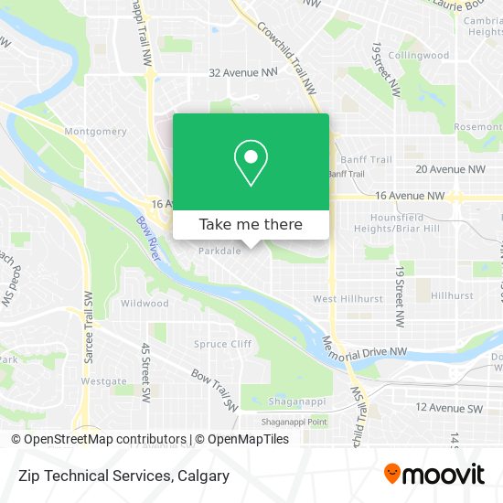Zip Technical Services map