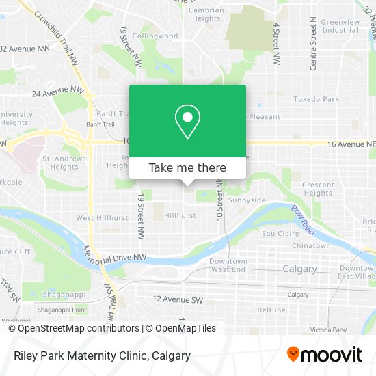 Riley Park Maternity Clinic map