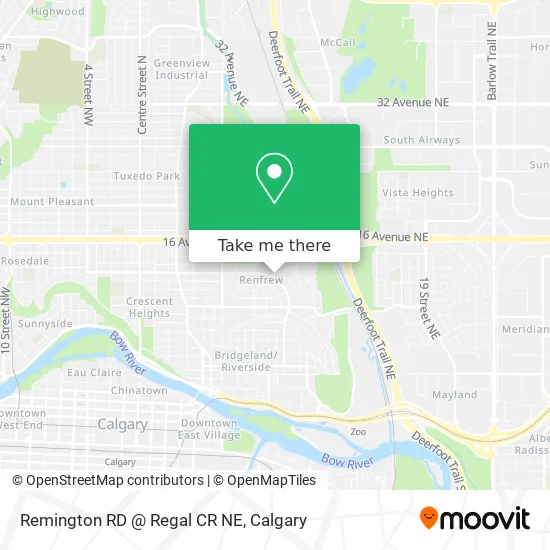 Remington RD @ Regal CR NE map