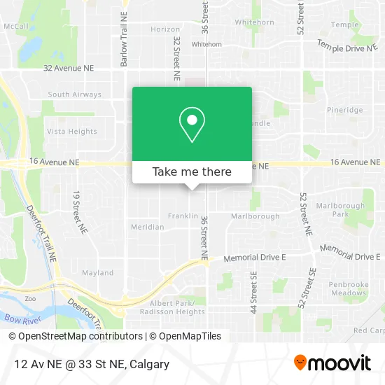 12 Av NE @ 33 St NE plan