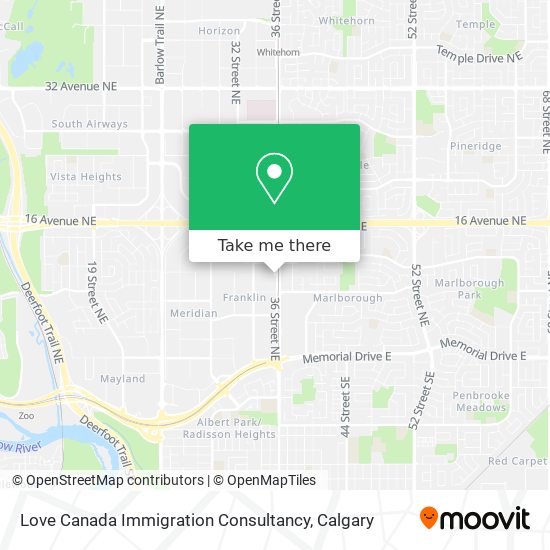 Love Canada Immigration Consultancy map