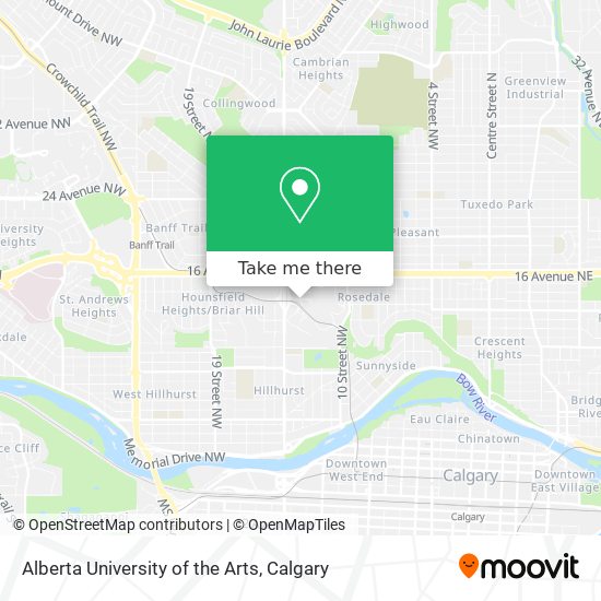 Alberta University of the Arts plan