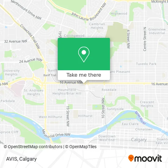 AVIS map
