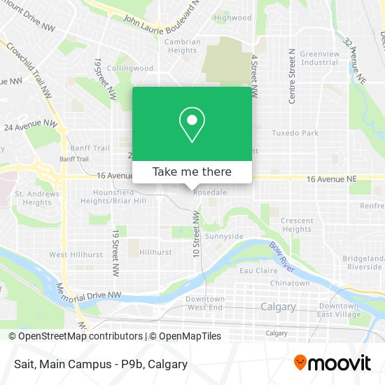 Sait, Main Campus - P9b plan