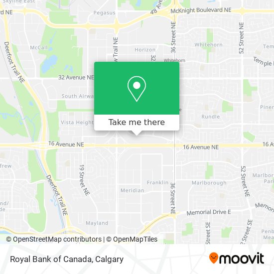Royal Bank of Canada map