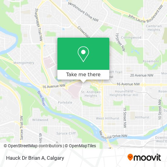 Hauck Dr Brian A map