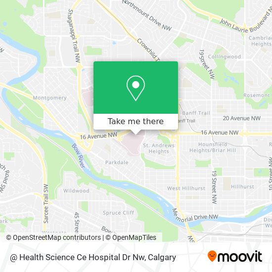 @ Health Science Ce Hospital Dr Nw map