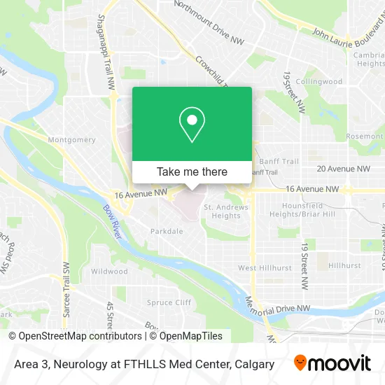 Area 3, Neurology at FTHLLS Med Center map