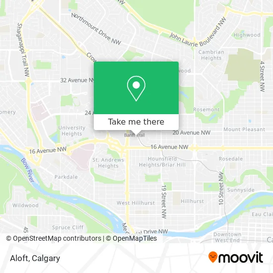 Aloft map