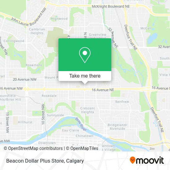 Beacon Dollar Plus Store map