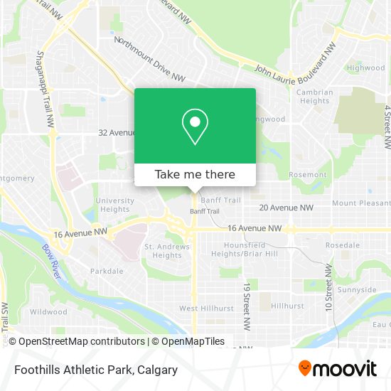 Foothills Athletic Park plan