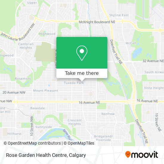Rose Garden Health Centre map