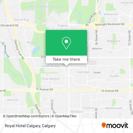 Royal Hotel Calgary plan