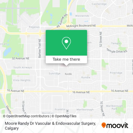 Moore Randy Dr Vascular & Endovascular Surgery map