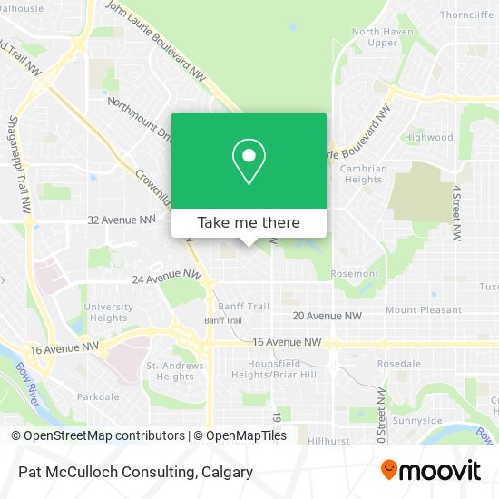 Pat McCulloch Consulting map