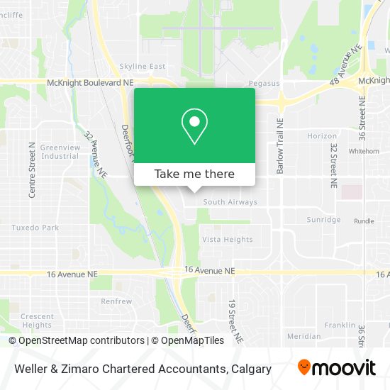 Weller & Zimaro Chartered Accountants map