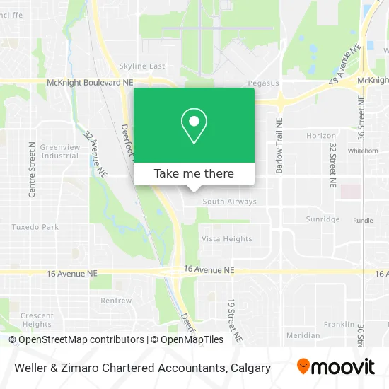 Weller & Zimaro Chartered Accountants map
