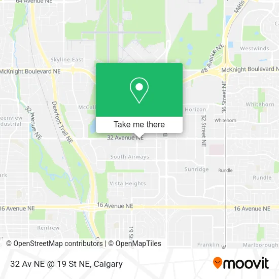 32 Av NE @ 19 St NE map