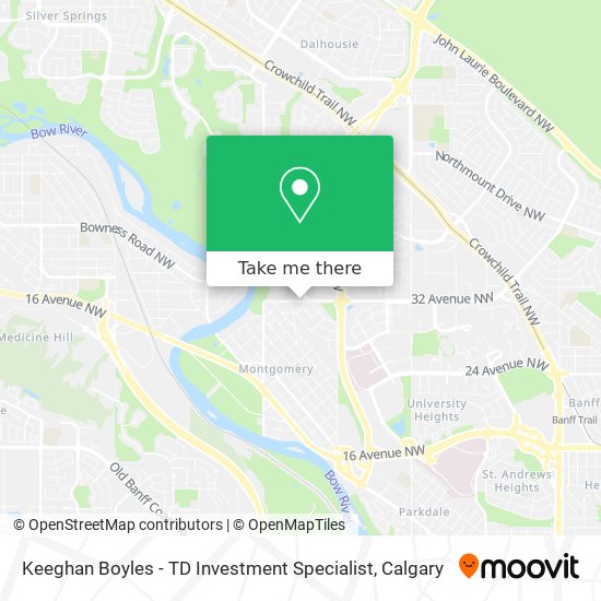 Keeghan Boyles - TD Investment Specialist map