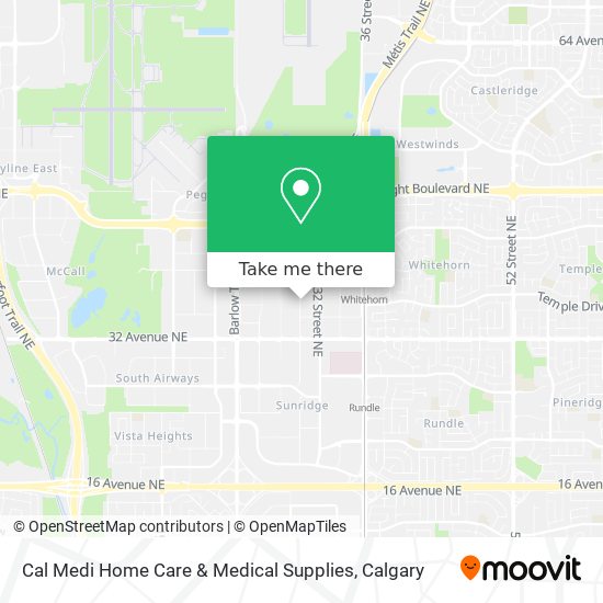 Cal Medi Home Care & Medical Supplies map