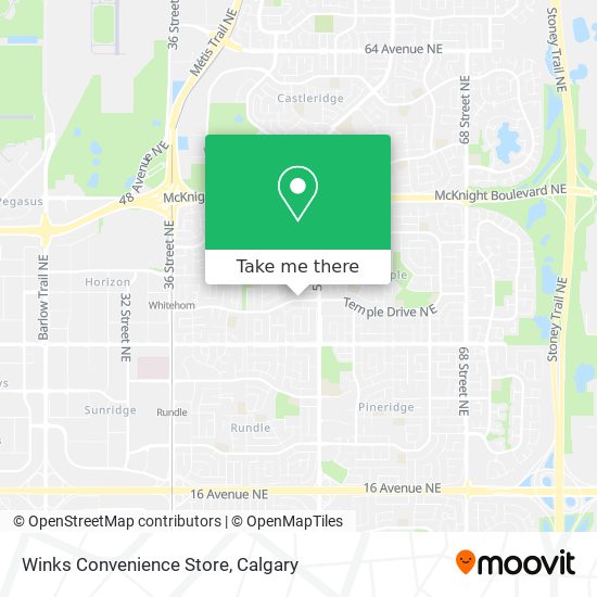 Winks Convenience Store plan