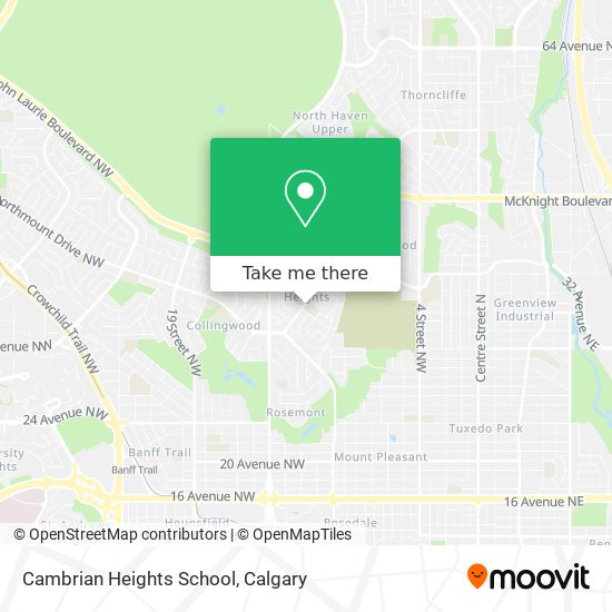 Cambrian Heights School map