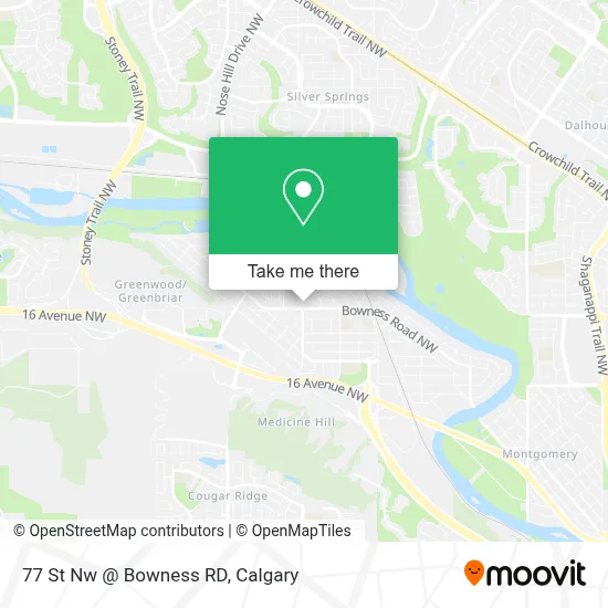 77 St Nw @ Bowness RD map