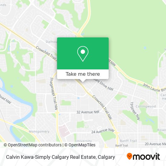 Calvin Kawa-Simply Calgary Real Estate map