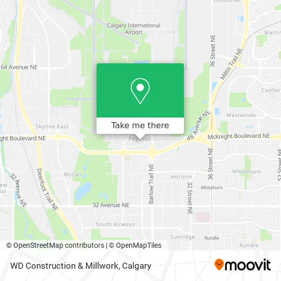 WD Construction & Millwork map