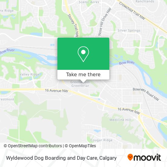 Wyldewood Dog Boarding and Day Care map