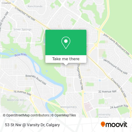 53 St Nw @ Varsity Dr plan