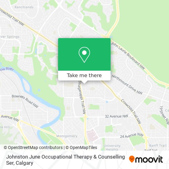 Johnston June Occupational Therapy & Counselling Ser map