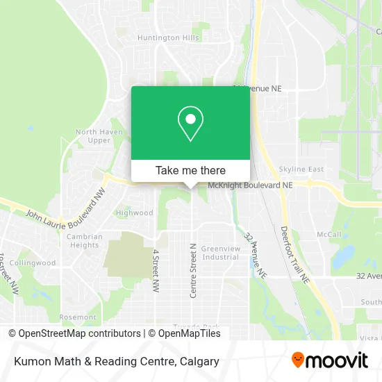 Kumon Math & Reading Centre map