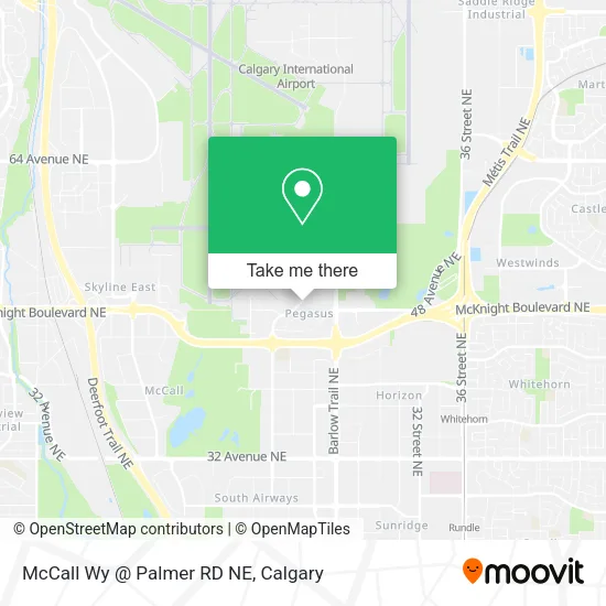McCall Wy @ Palmer RD NE map